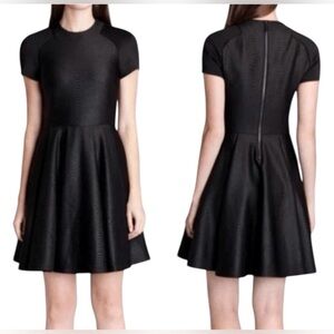Ted Baker Black Melisse Snake Print Mini Dress